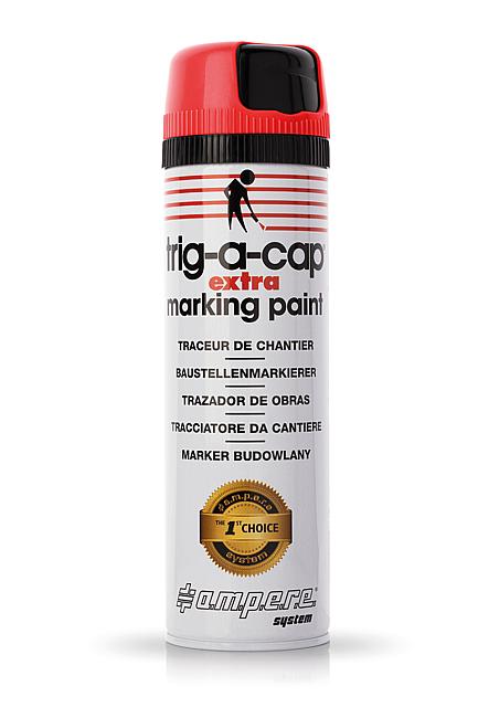 Baustellenmarkierer trig-a-cap&#174; extra rot, 500 ml
