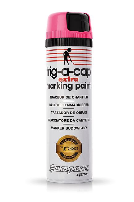 Baustellenmarkierer trig-a-cap&#174; extra pink, 500 ml