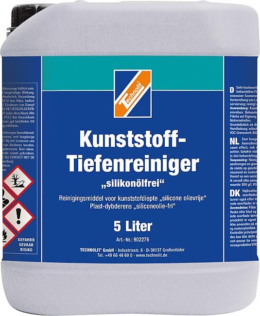Kunststoff-Tiefenreiniger „silikon&#246;lfrei“, 5 Liter