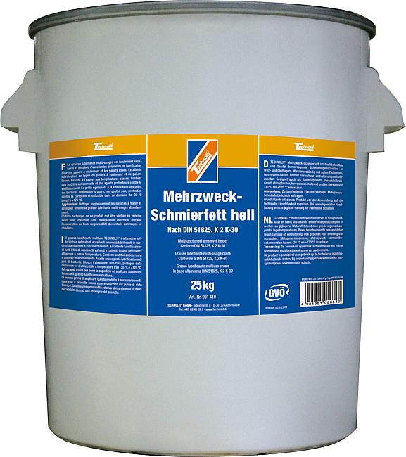 Mehrzweck-Schmierfett hell, 25 kg