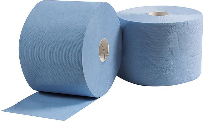 Putzrolle blau, 1000 Abrisse, 2-lagig