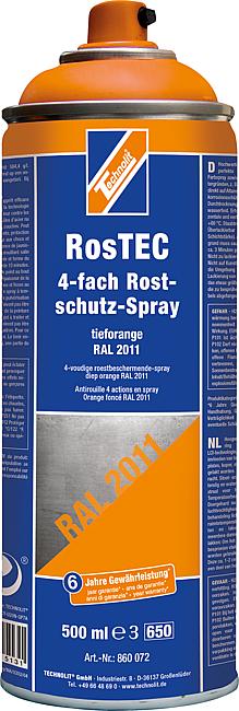 RosTEC, Tieforange RAL 2011, 500 ml