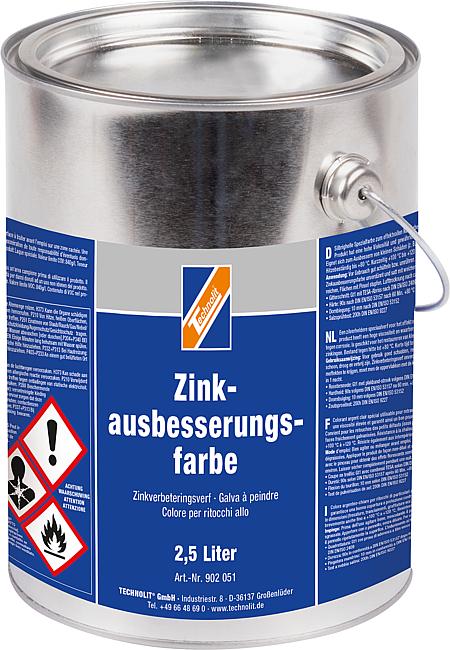 Zinkausbesserungsfarbe, streichf&#228;hig, 2,5 Liter