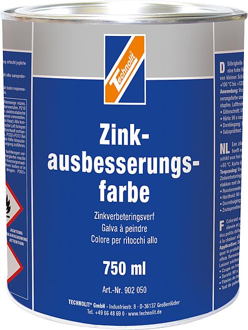 Zinkausbesserungsfarbe, streichf&#228;hig, 750 ml