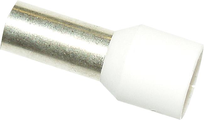Aderendh&#252;lse, 16,00 mm, elfenbein, 100 Stck.