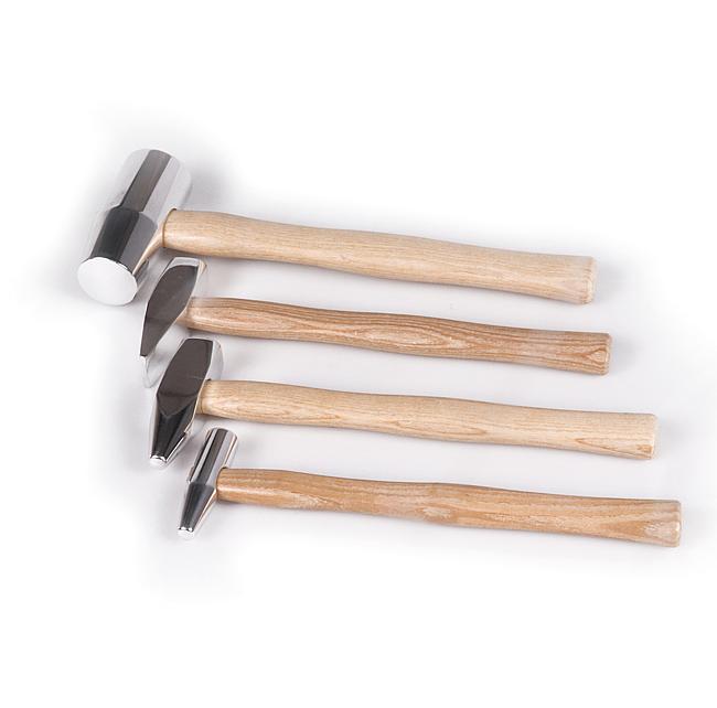 Aluminiumhammerset, im Karton, 4-tlg.