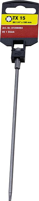 Bit-Schraubendreher-Einsatz TX, TX 15, 1/4&quot;