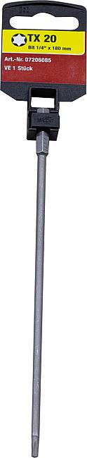 Bit-Schraubendreher-Einsatz TX, TX 20, 1/4&quot;