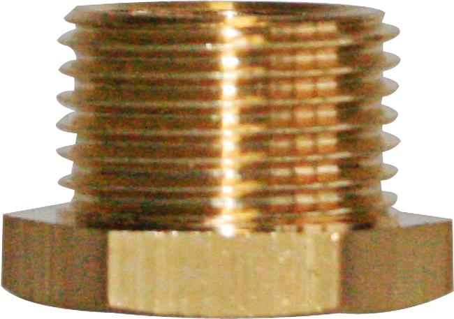 DL-Reduziernippel, AG 3/8&quot; auf IG 1/4&quot;