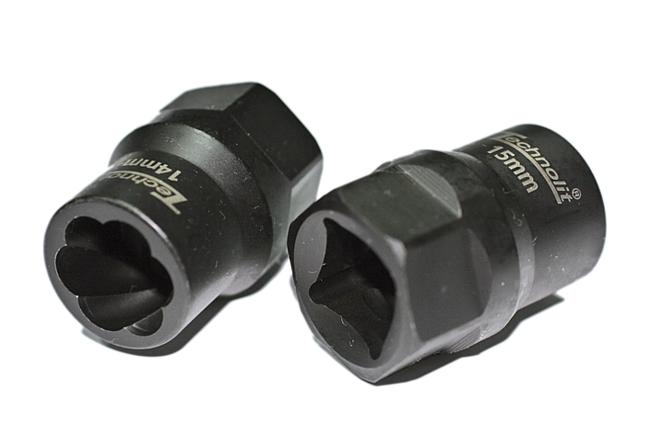 Durchgang-Steckschl&#252;sseleinsatz Twist-Off 1/2&quot;, 15 mm