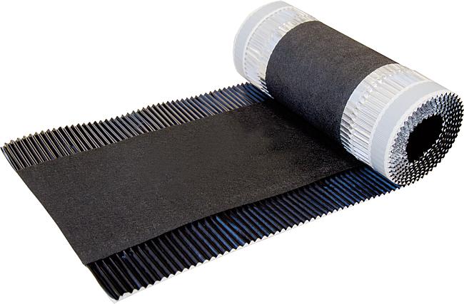 First- und Gratrolle FG Vlies, schwarz