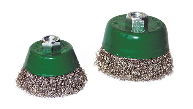 Fl&#228;chenb&#252;rste/Edelstahldraht, gewellt, &#248; 65 mm