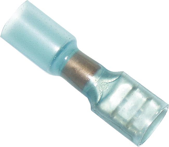Flachsteckh&#252;lse, blau, 6,30 x 0,80 mm 1,50 – 2,50 mm2, 100 Stck.