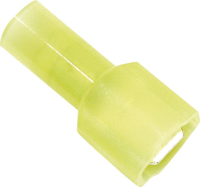 Flachsteckzunge, gelb, 4,00 – 6,00 mm2, 100 Stck.