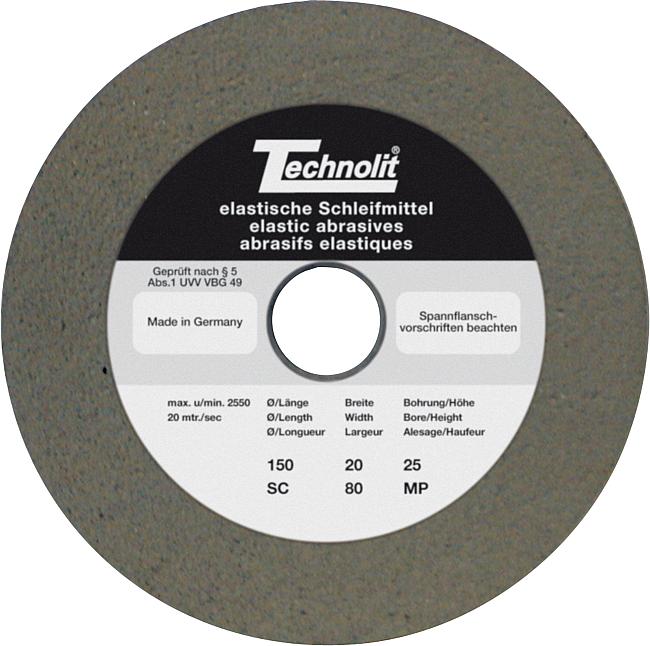 Flexible Schleif- und Polierscheiben, 150 mm, SC 80