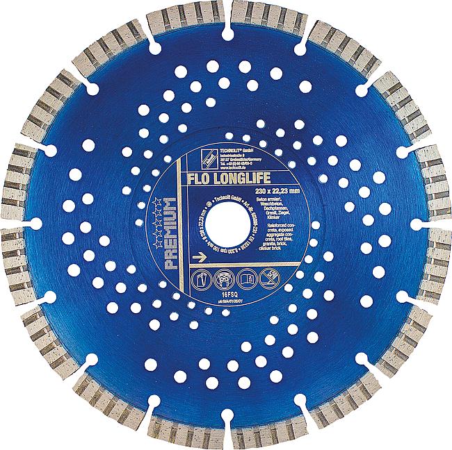 FLO Longlife W, &#248; 230 mm, &#248;-Bohrung: 22,23 mm