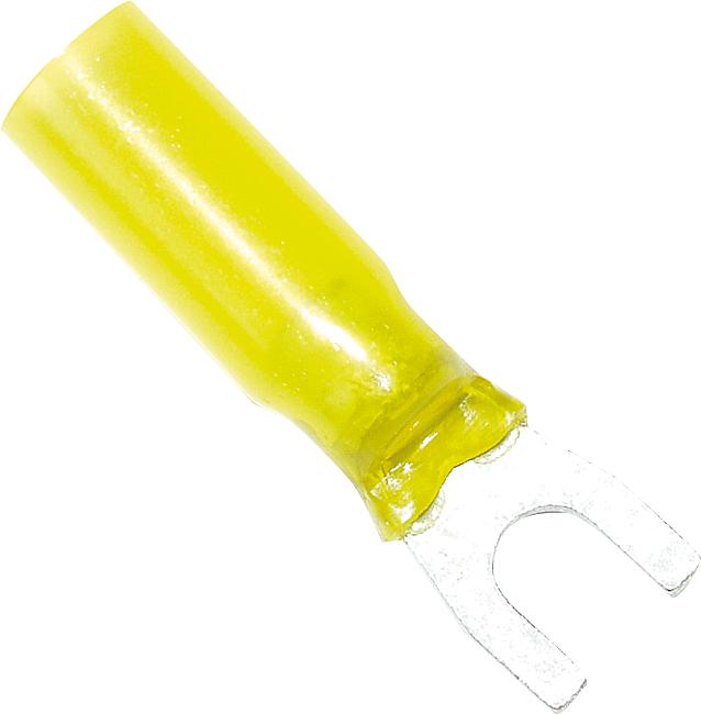Gabelkabelschuh, M5, gelb, 4,00 – 6,00 mm2, 50 Stck.