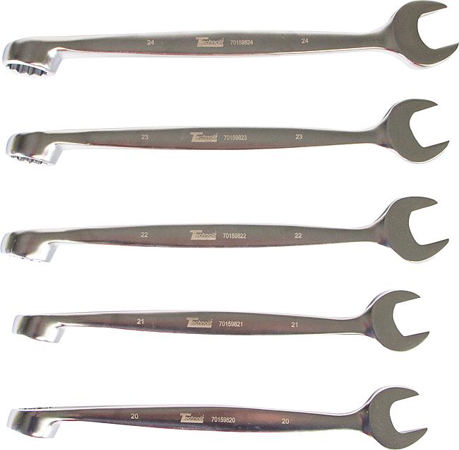 Gabel-Ring-Schl&#252;sselsatz GRS-Ergo, 5-tlg.
