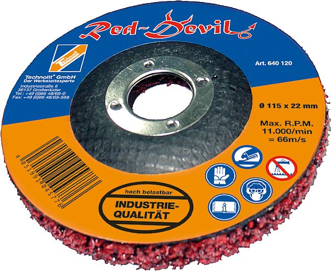 Grobreinigungsscheibe Festogress „Red-Devil“, 150 mm