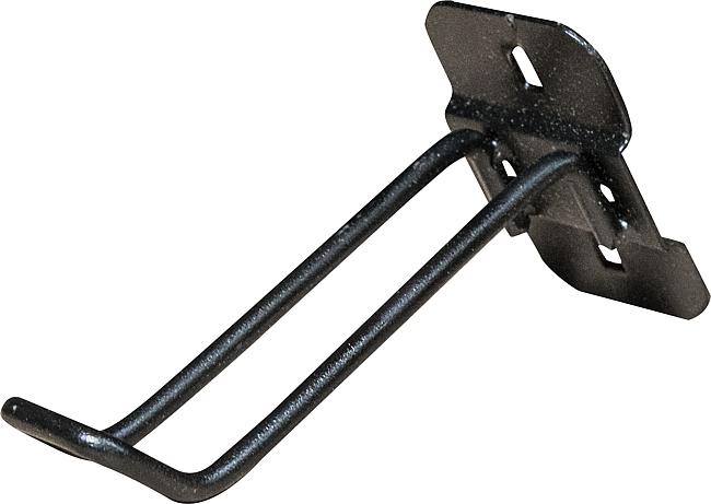 Haken f&#252;r Loch- und Seitenwand, L&#228;nge: 80 mm, doppelt