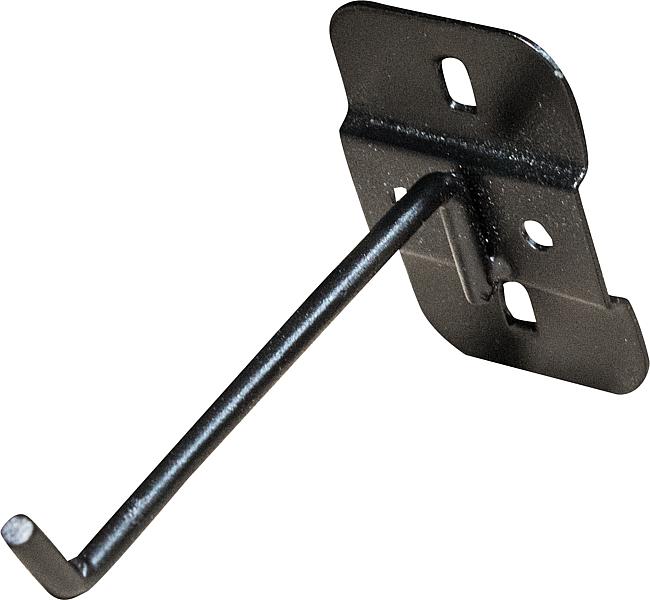 Haken f&#252;r Loch- und Seitenwand, L&#228;nge: 80 mm, einfach