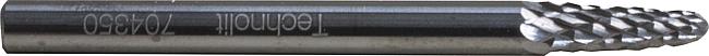 Hartmetall-Fr&#228;sstift, 3 x 10 x 38 mm