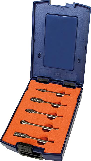 Hartmetall-Fr&#228;sstifte-Set, 5-tlg.