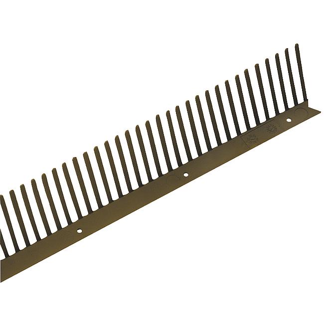 L&#252;ftungskamm PP, schwarz, 55 mm x 1 m