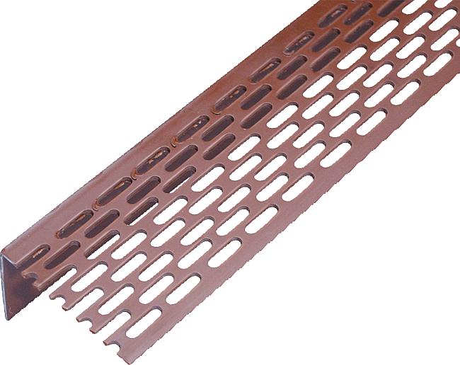 L&#252;ftungsprofil PVC, schwarz, 30 x 50 mm