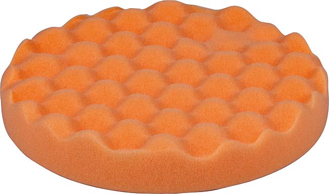Polierschwamm, &#248; 160 mm, gewaffelt, orange medium