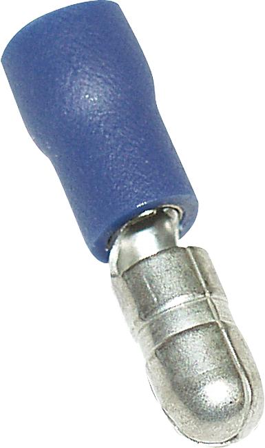 Rundstecker, 5 mm, blau, 100 Stck.