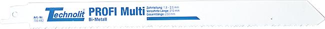 S&#228;bels&#228;gebl&#228;tter „Profi-Multi“, 230 x 0,9 x 19 mm, 12 Stck., 12 Stck.