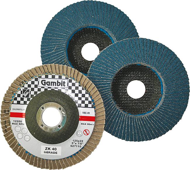 Schleifmopteller SMT-Nut, 125 mm, K-60