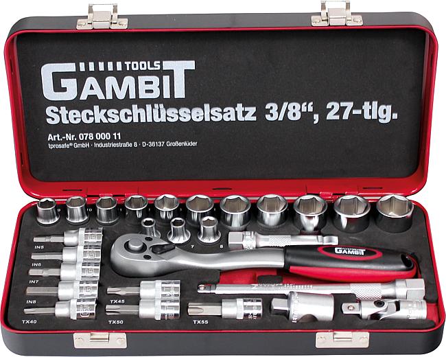 Steckschl&#252;sselsatz 3/8“, 3/8&quot;&quot;, 27-tlg.