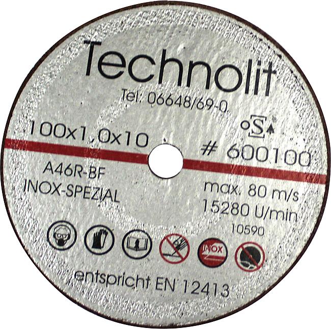 Trennscheibe Inox f&#252;r Tiefenschneider, 100 mm