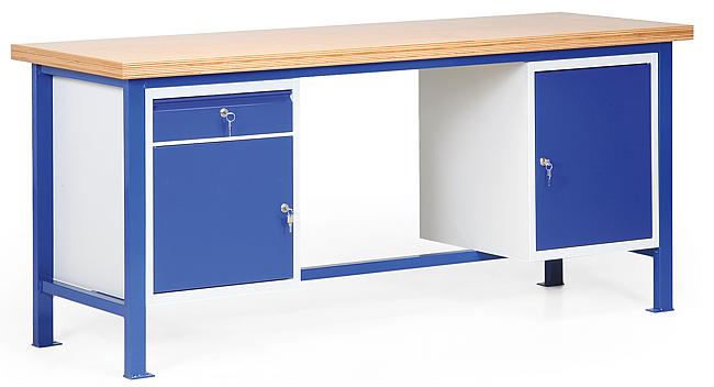 Werkbank, 1 x Schublade, 2 x T&#252;ren