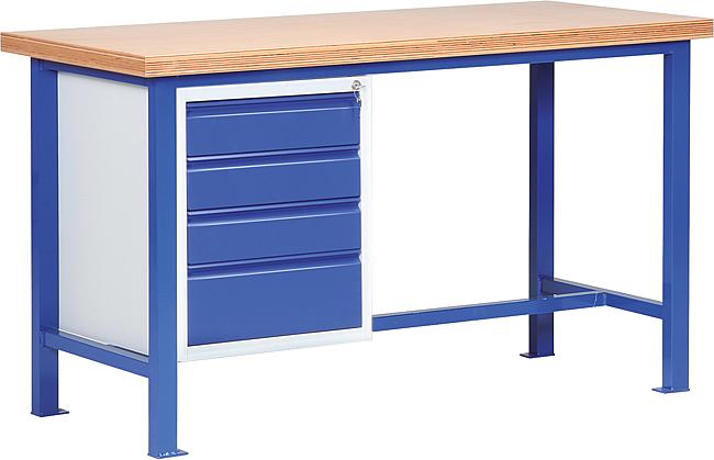 Werkbank, 4 x Schubladen