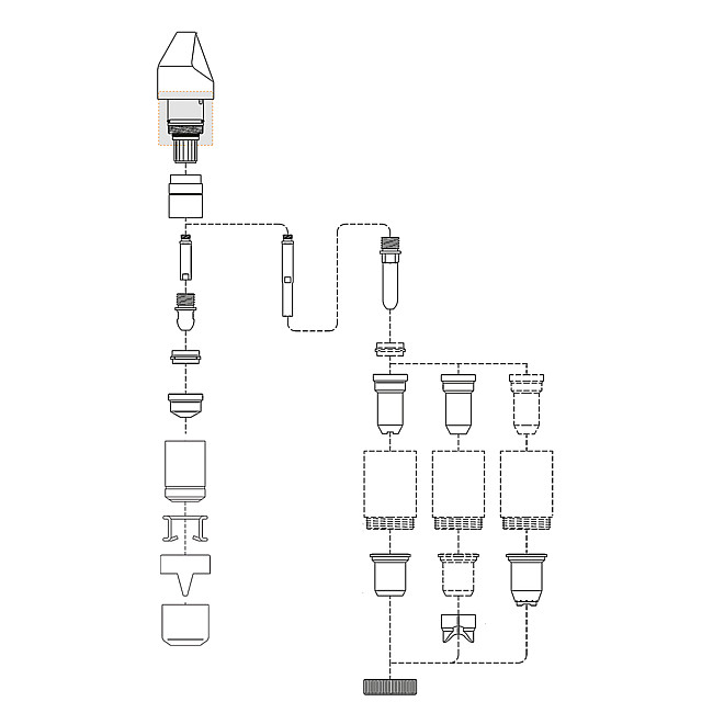 Brennerkopf, f&#252;r Profi Cut 120 E, CEBORA&#174; CP 150&#174; – CP 160&#174;