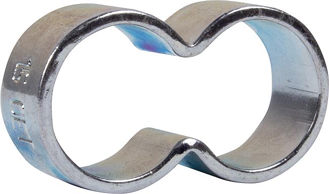 Doppelschlauchklemme, 14/15 mm, Stahl