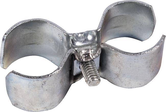 Doppelschlauchklemme, 16/16 mm, Stahl
