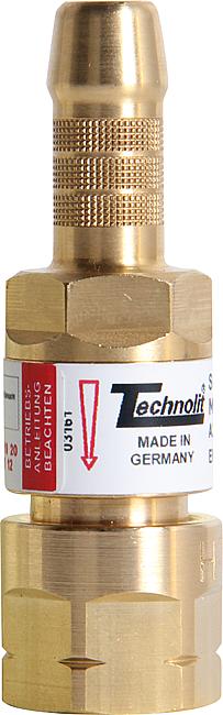 Einzelflaschensicherung f&#252;r Griffst&#252;cke, Acetylen SSA