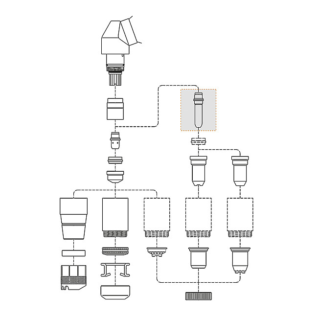 Elektrode HAFNIUM, longlife, lang, lange Ausf&#252;hrung, 5 Stck., 5 Stck.