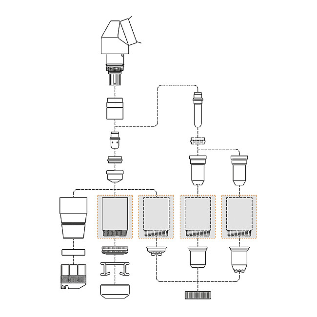 Kontaktd&#252;senhalter, longlife – VESPEL&#174;, longlife - VESPEL&#174;, 2 Stck., 2 Stck.