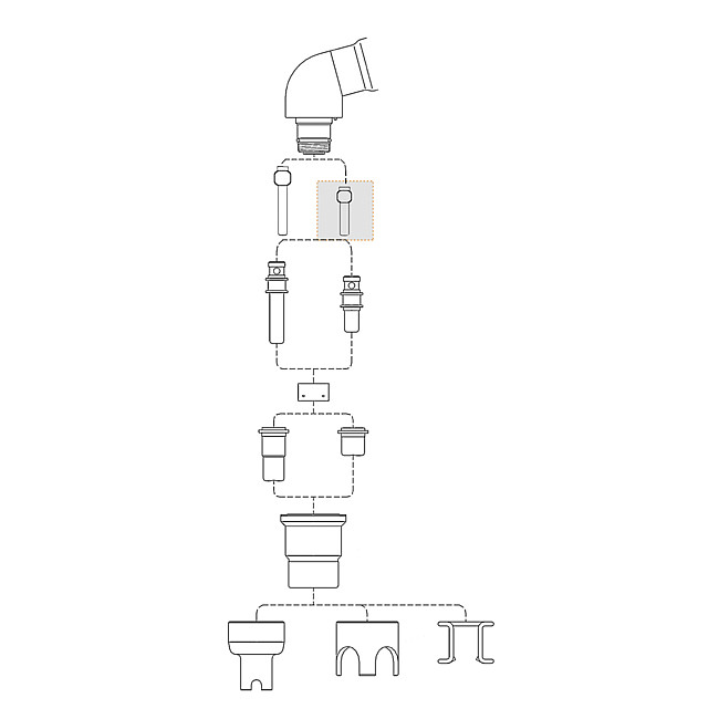 Metall-Diffusor, kurze Ausf&#252;hrung, 5 Stck., 5 Stck.