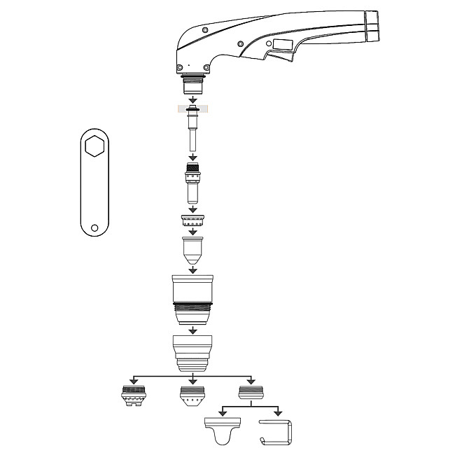 O-Ring f&#252;r Metalldiffusor, 65 – 125 A