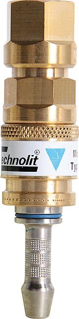 Schlauchkupplung &quot;&quot;Mini&quot;&quot;, 1/4&quot;&quot;, Sauerstoff D-O