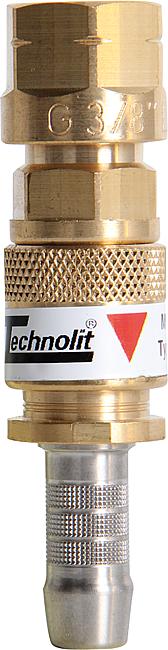 Schlauchkupplung, 3/8&quot;&quot; l.h., Acetylen