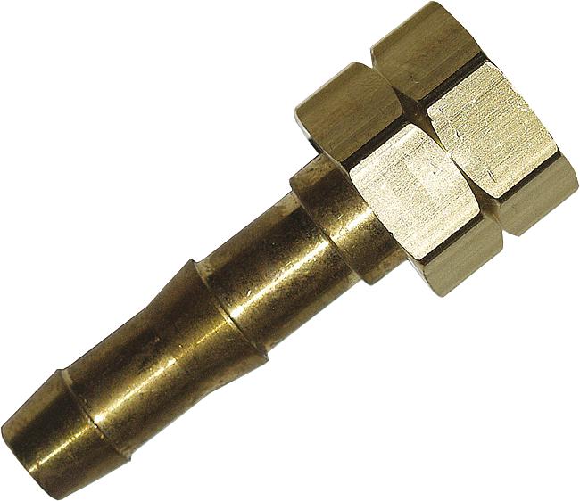 Schlaucht&#252;lle m. &#220;berwurfmutter (R 3/8), 9 mm