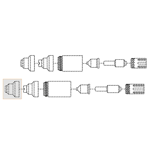 Schutzkappe (Maschine), 80 – 100 A, 5 Stck., 5 Stck.