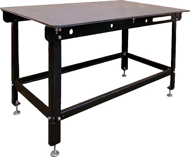Schwei&#223;- und Montagetisch, 2.480 x 1.230 mm, Arbeitsplatte: 15 mm